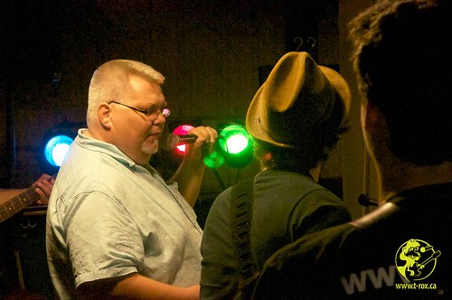 Alan on stage at the Port Credit Jam