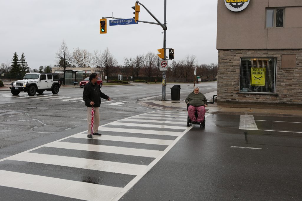 Area of vehicle impact collision