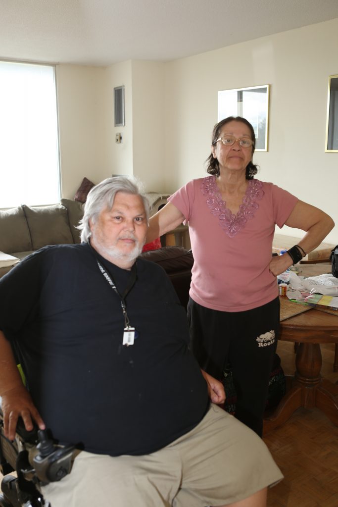 Alan with personal caregiver Sibel